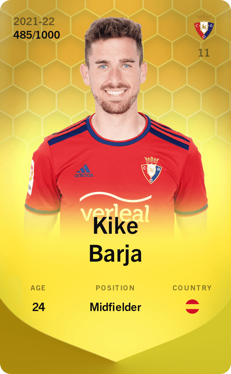 Kike Barja 2021-22 • Limited 485/1000
