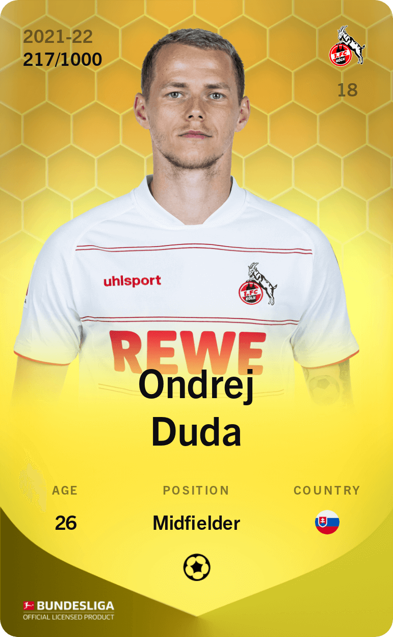 Ondrej Duda 2021-22 • Limited 217/1000