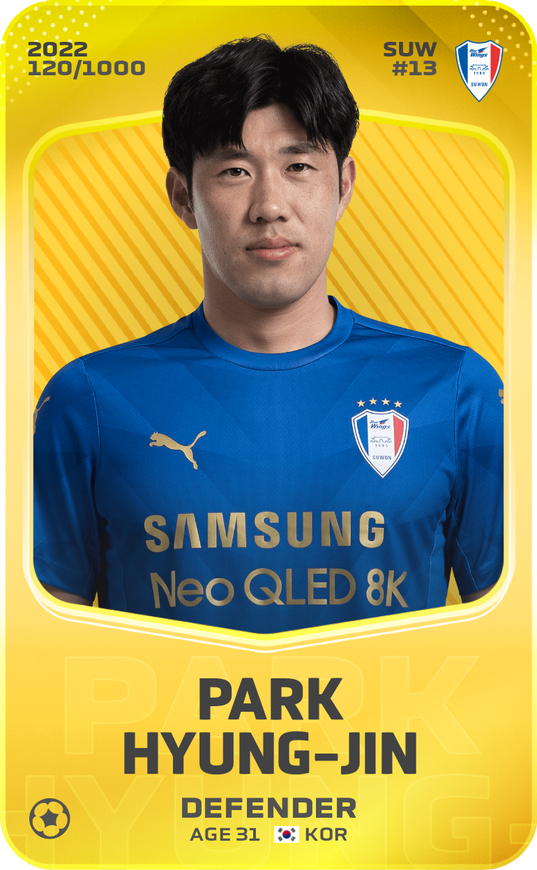 Sorare - Sorare Official - Park Hyung-Jin 2022-23 • Limited 120/1000 - NFT # 34951844033849289061265894926927747141505352714491411114793589370733790268861