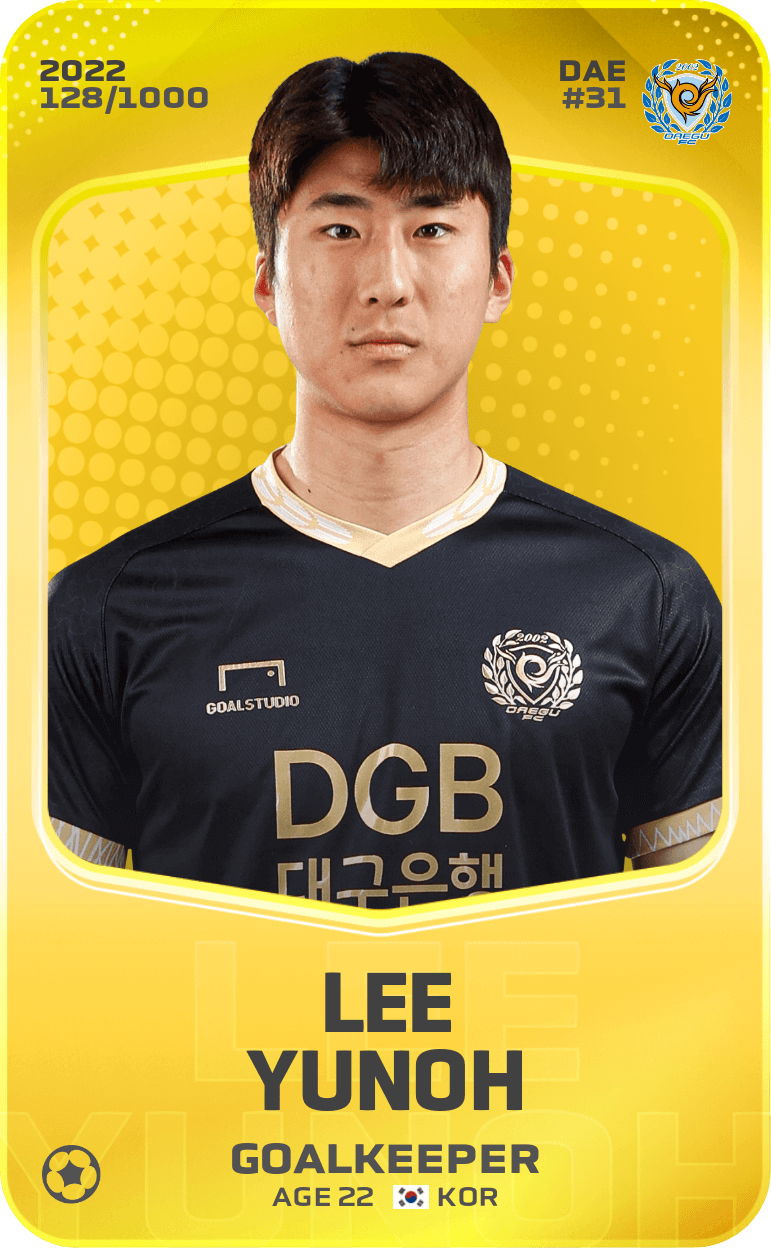 Lee Yunoh 2022-23 • Limited 128/1000