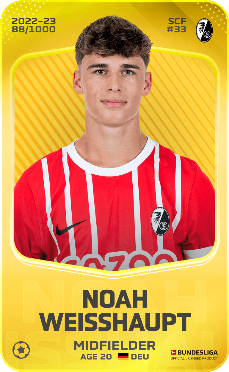 Noah Weißhaupt 2022-23 • Limited 88/1000
