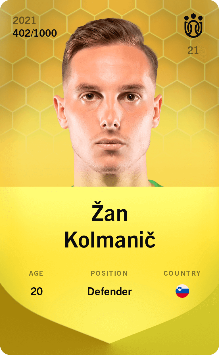Žan Kolmanič 2021-22 • Limited 402/1000