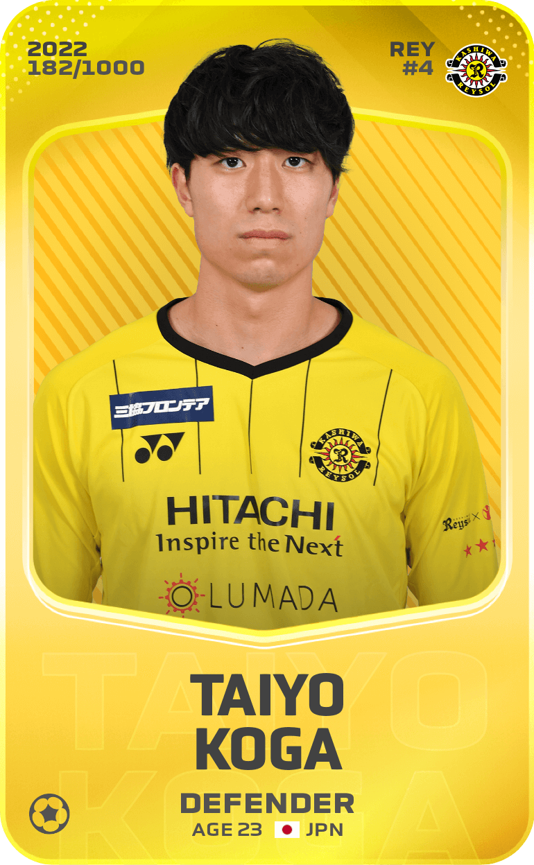 Taiyo Koga 2022-23 • Limited 182/1000