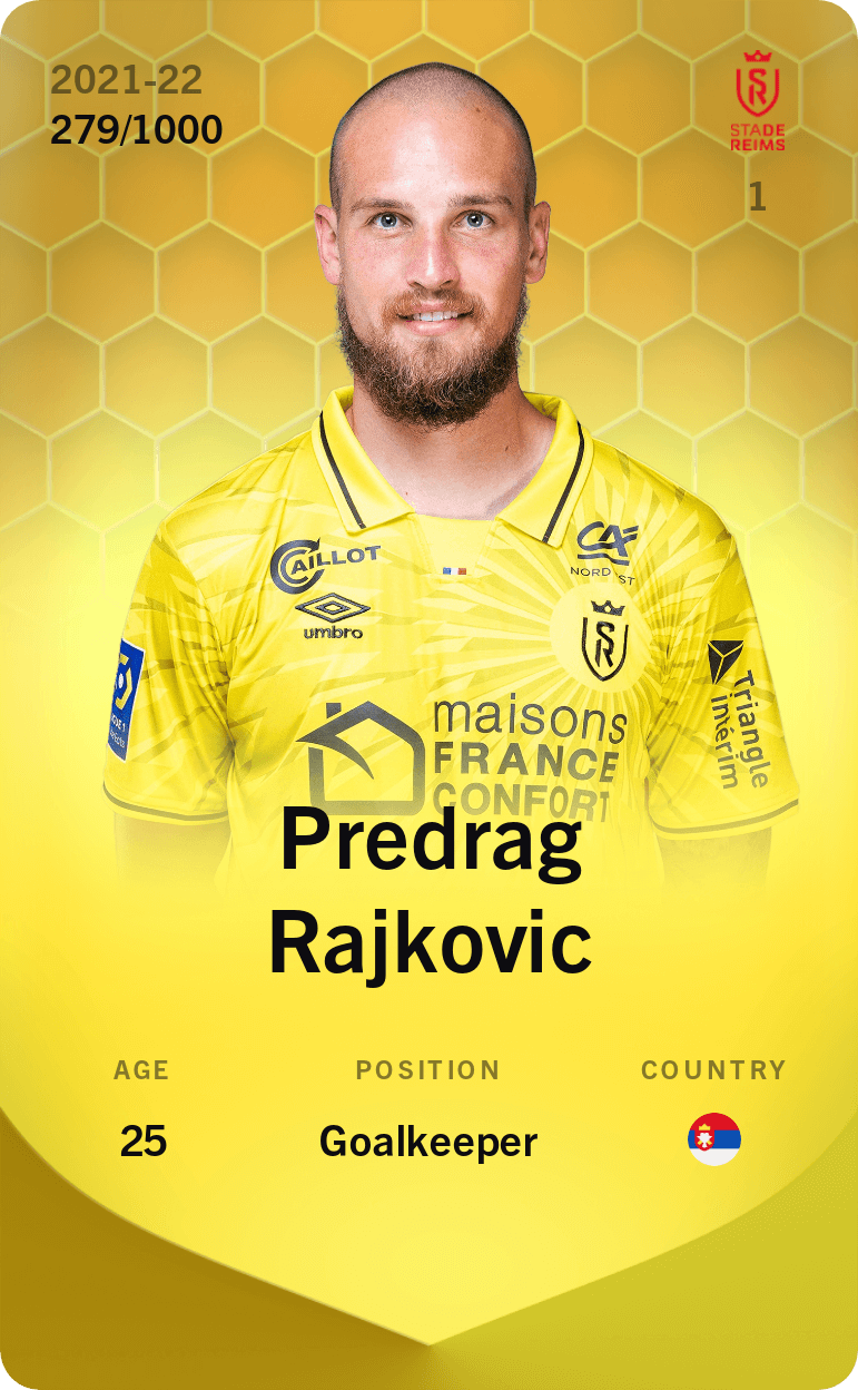 Predrag Rajkovic 2021-22 • Limited 279/1000