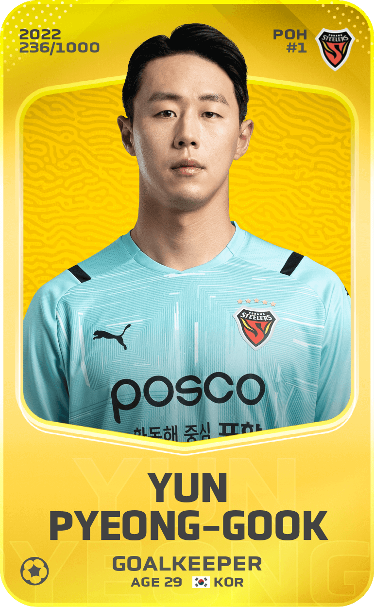 Yun Pyeong-Gook 2022-23 • Limited 236/1000