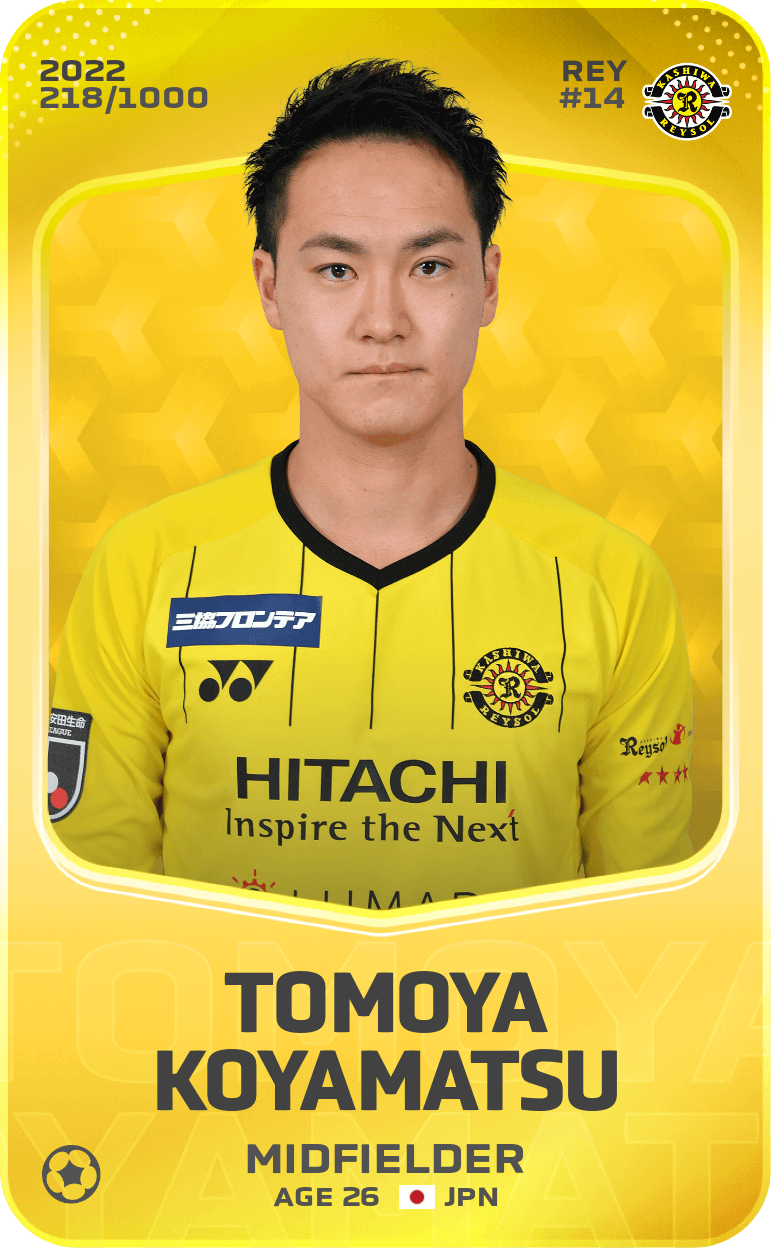 Tomoya Koyamatsu 2022-23 • Limited 218/1000