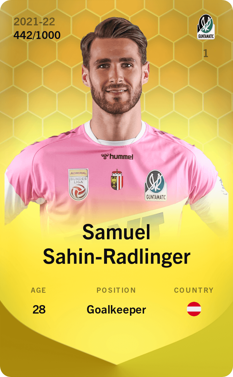 Samuel Sahin-Radlinger 2021-22 • Limited 442/1000