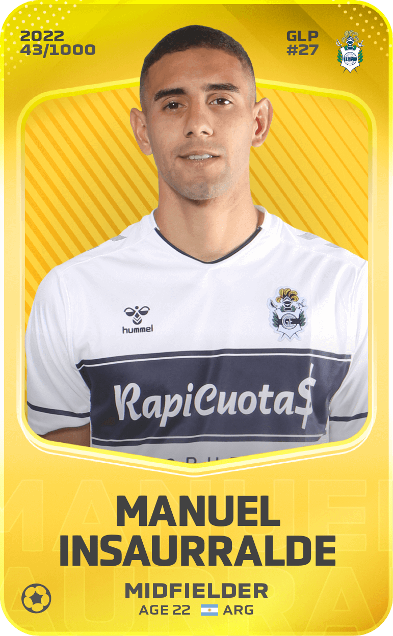Manuel Insaurralde 2022-23 • Limited 43/1000