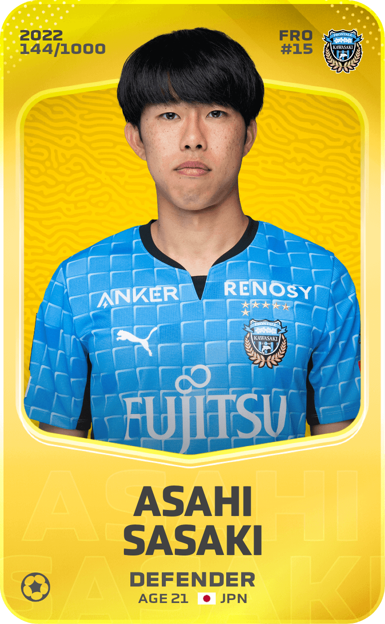 Asahi Sasaki 2022-23 • Limited 144/1000