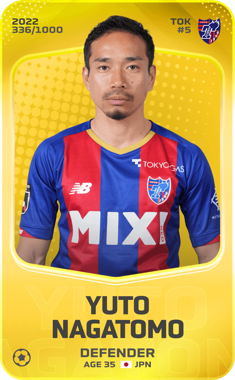 Yuto Nagatomo 2022-23 • Limited 336/1000