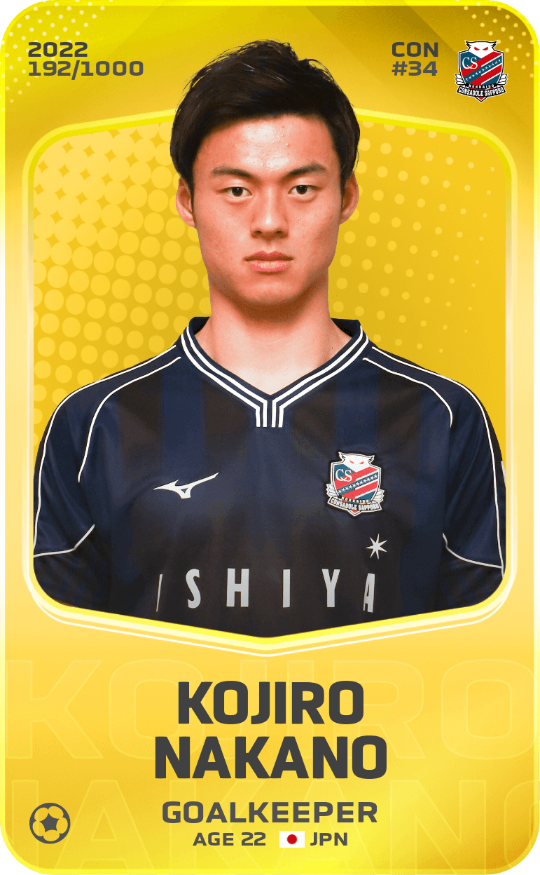 Kojiro Nakano 2022-23 • Limited 192/1000
