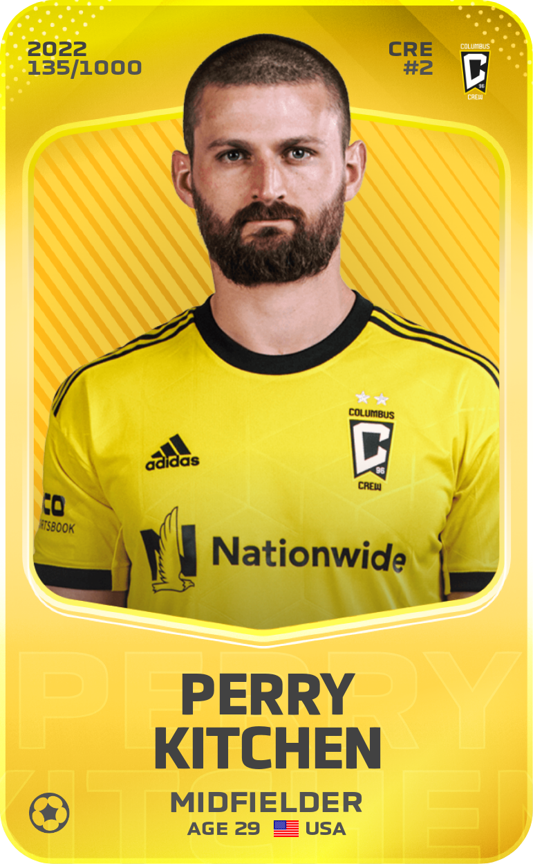 Sorare - Sorare Official - Perry Kitchen 2022-23 • Limited 135/1000 - NFT # 111276467692672264203425673373151163004828074661338861641262271615704798379543