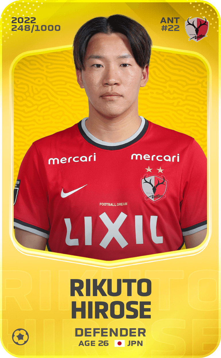 Rikuto Hirose 2022-23 • Limited 248/1000