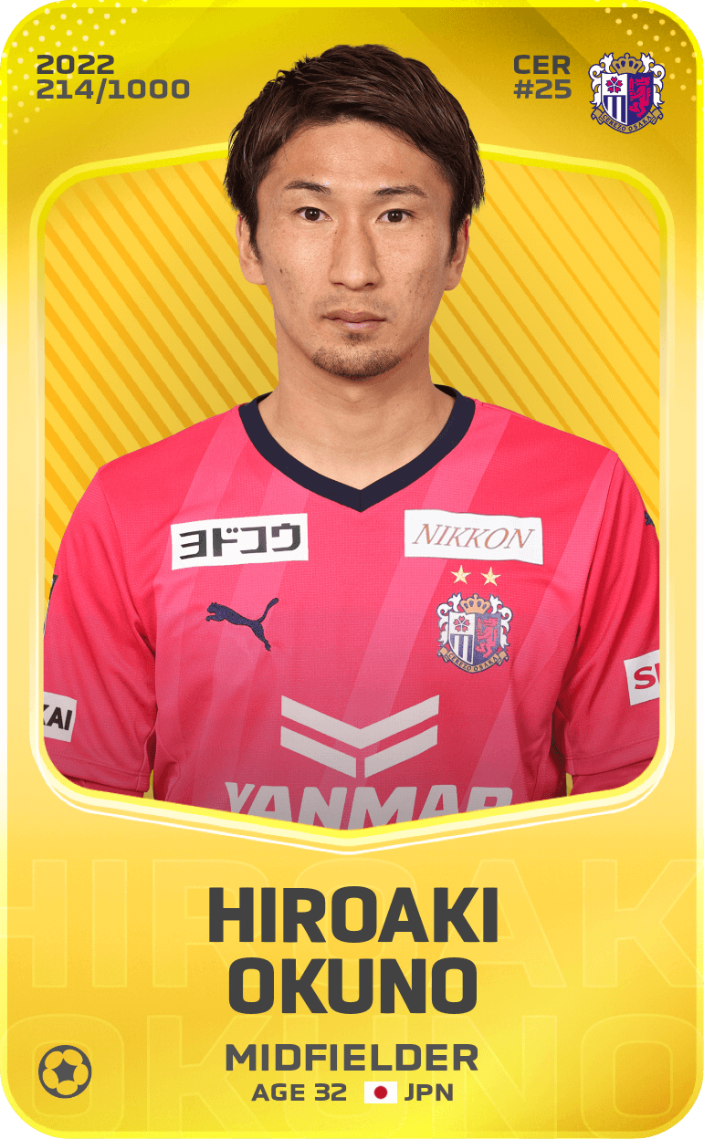Hiroaki Okuno 2022-23 • Limited 214/1000