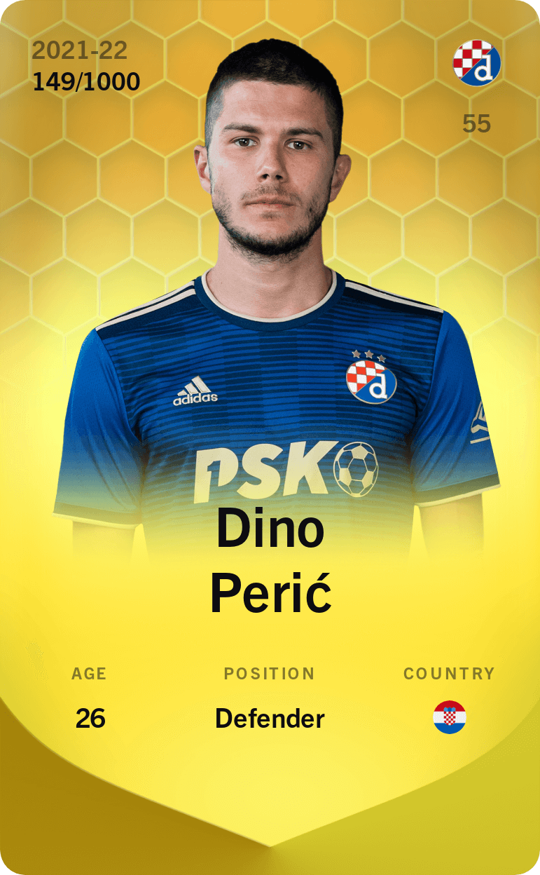 Dino Perić 2021-22 • Limited 149/1000