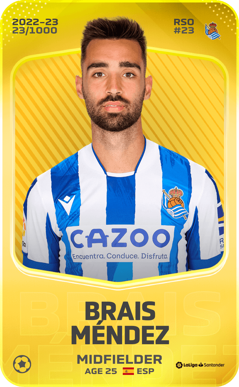 Brais Méndez 2022-23 • Limited 23/1000