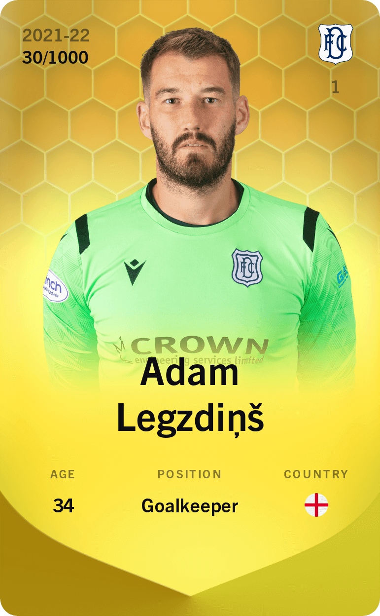 Adam Legzdiņš 2021-22 • Limited 30/1000