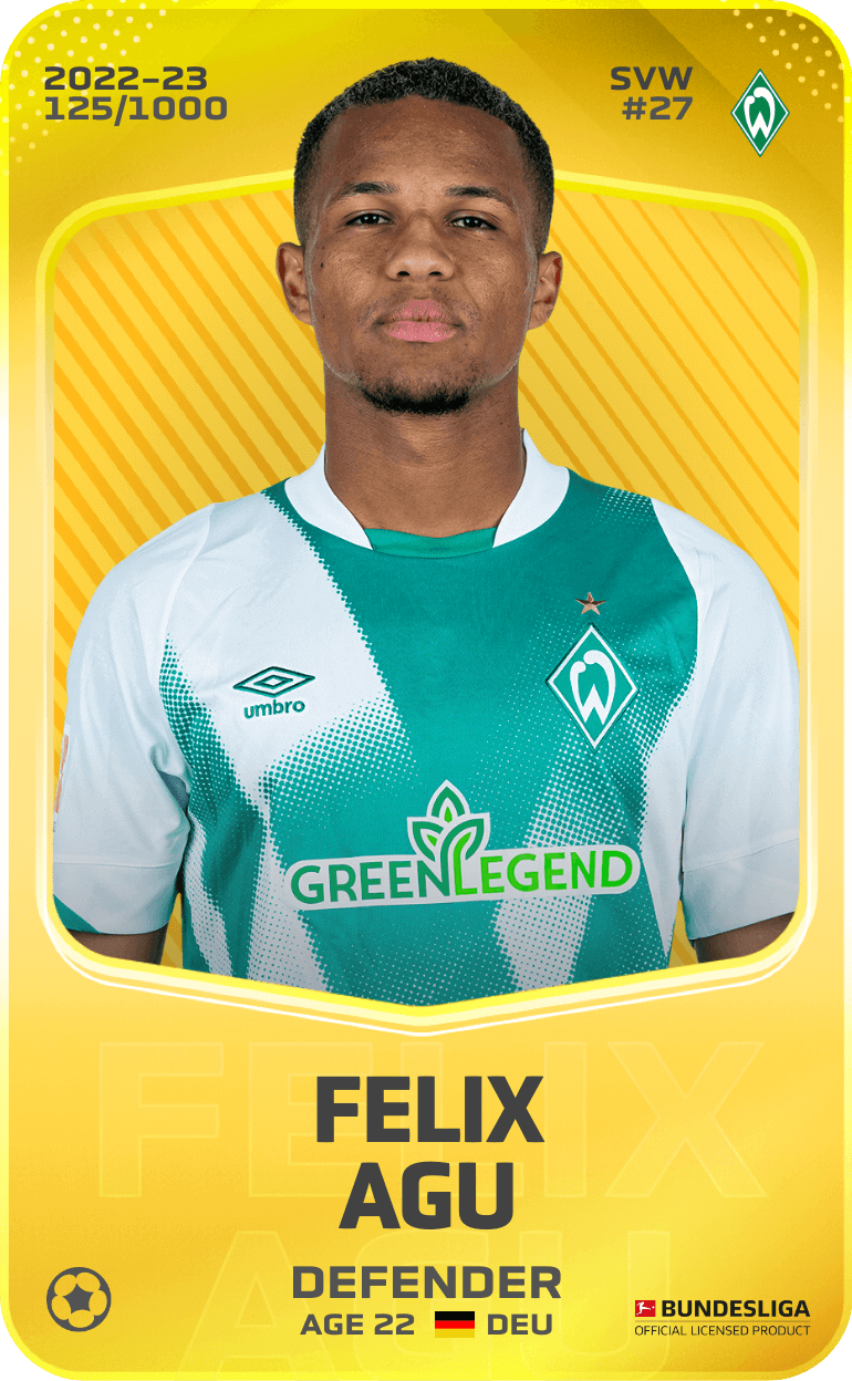 Felix Agu 2022-23 • Limited 125/1000
