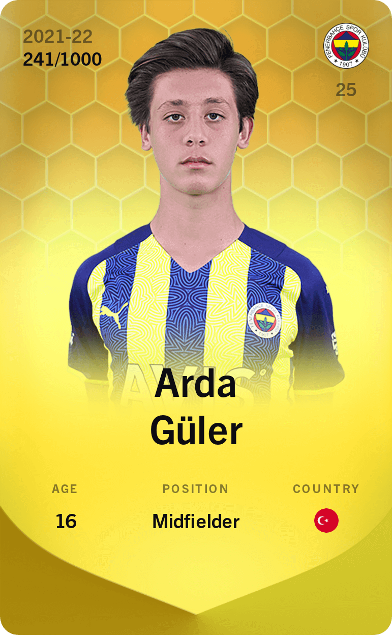 Arda Güler 2021-22 • Limited 241/1000