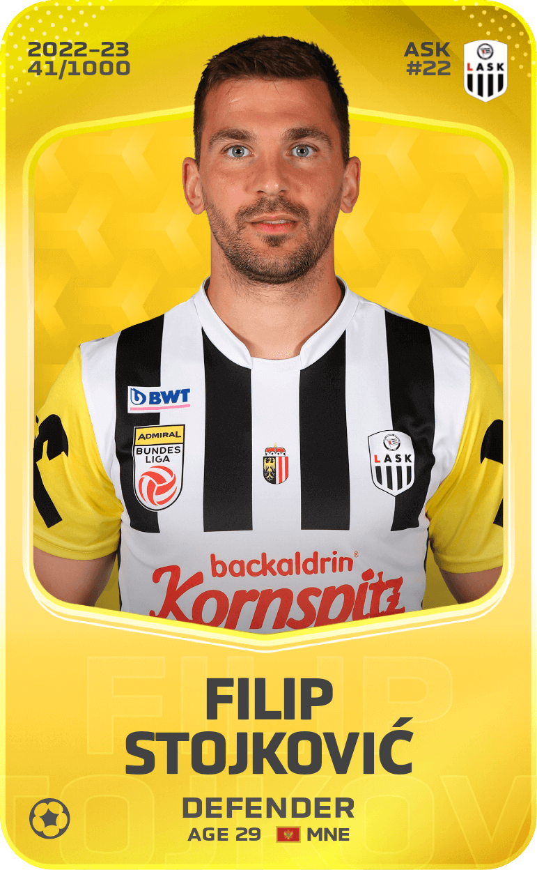 Filip Stojković 2022-23 • Limited 41/1000