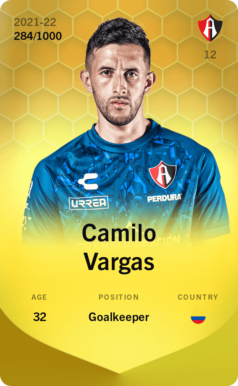 Camilo Vargas 2021-22 • Limited 284/1000