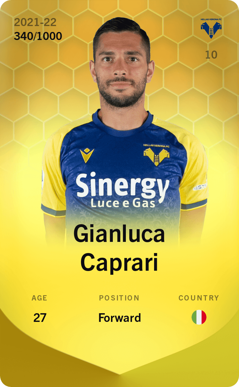Gianluca Caprari 2021-22 • Limited 340/1000