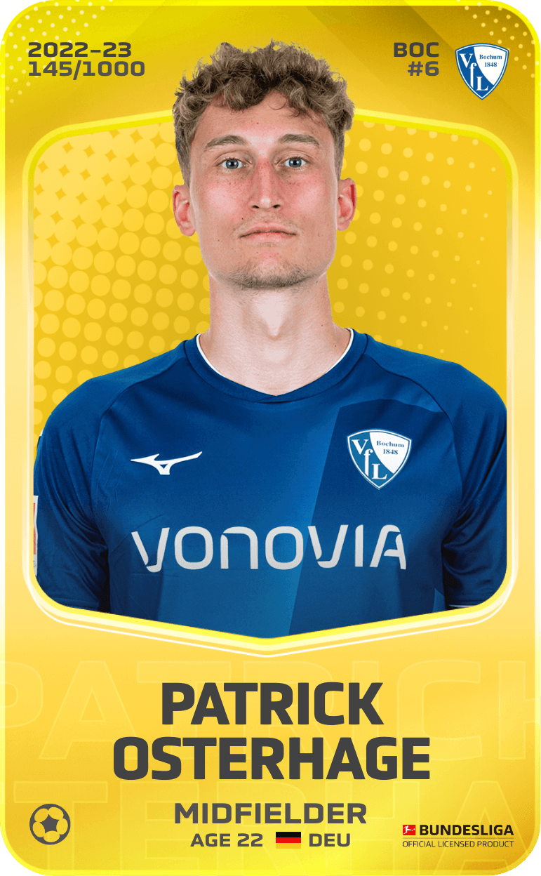 Patrick Osterhage 2022-23 • Limited 145/1000