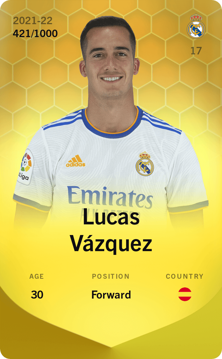 Lucas Vázquez 2021-22 • Limited 421/1000
