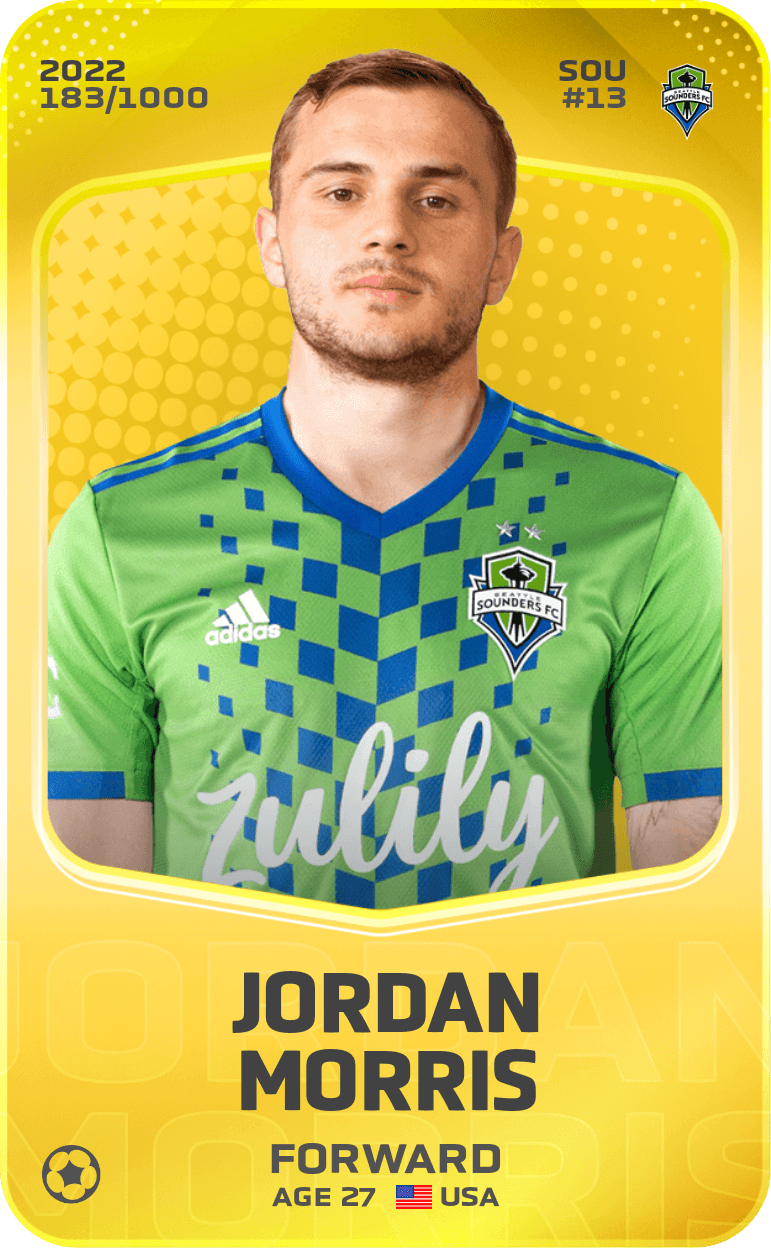 Jordan Morris 2022-23 • Limited 183/1000