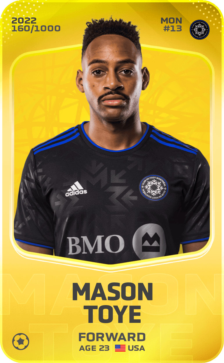 Mason Toye 2022-23 • Limited 160/1000