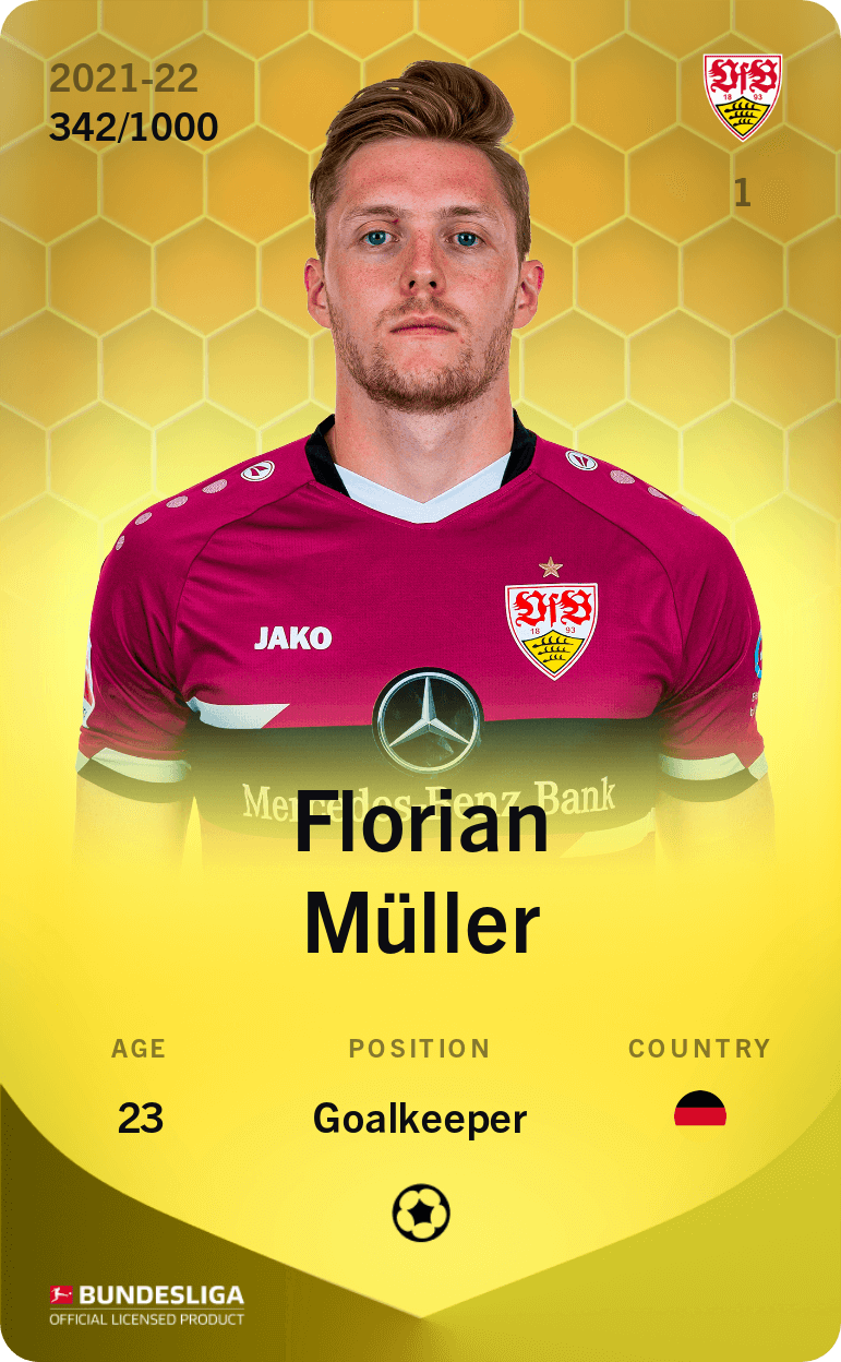 Florian Müller 2021-22 • Limited 342/1000