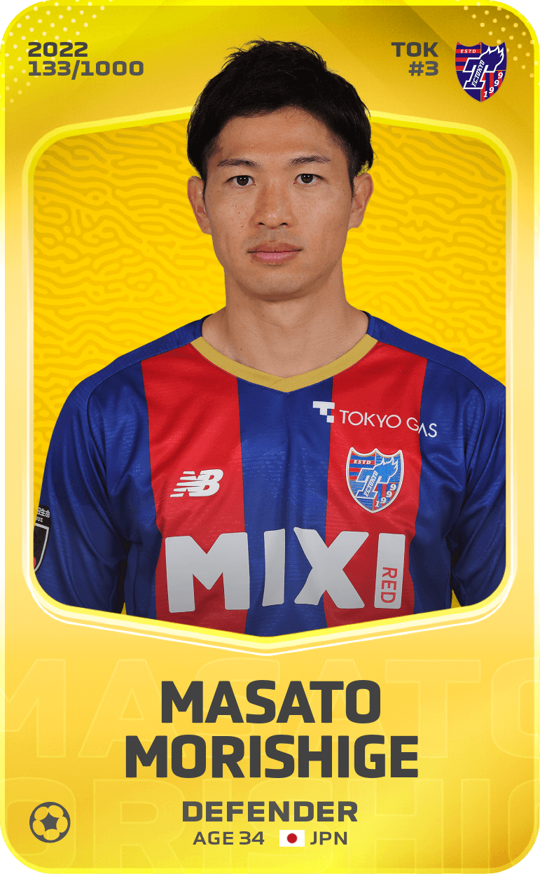 Masato Morishige 2022-23 • Limited 133/1000