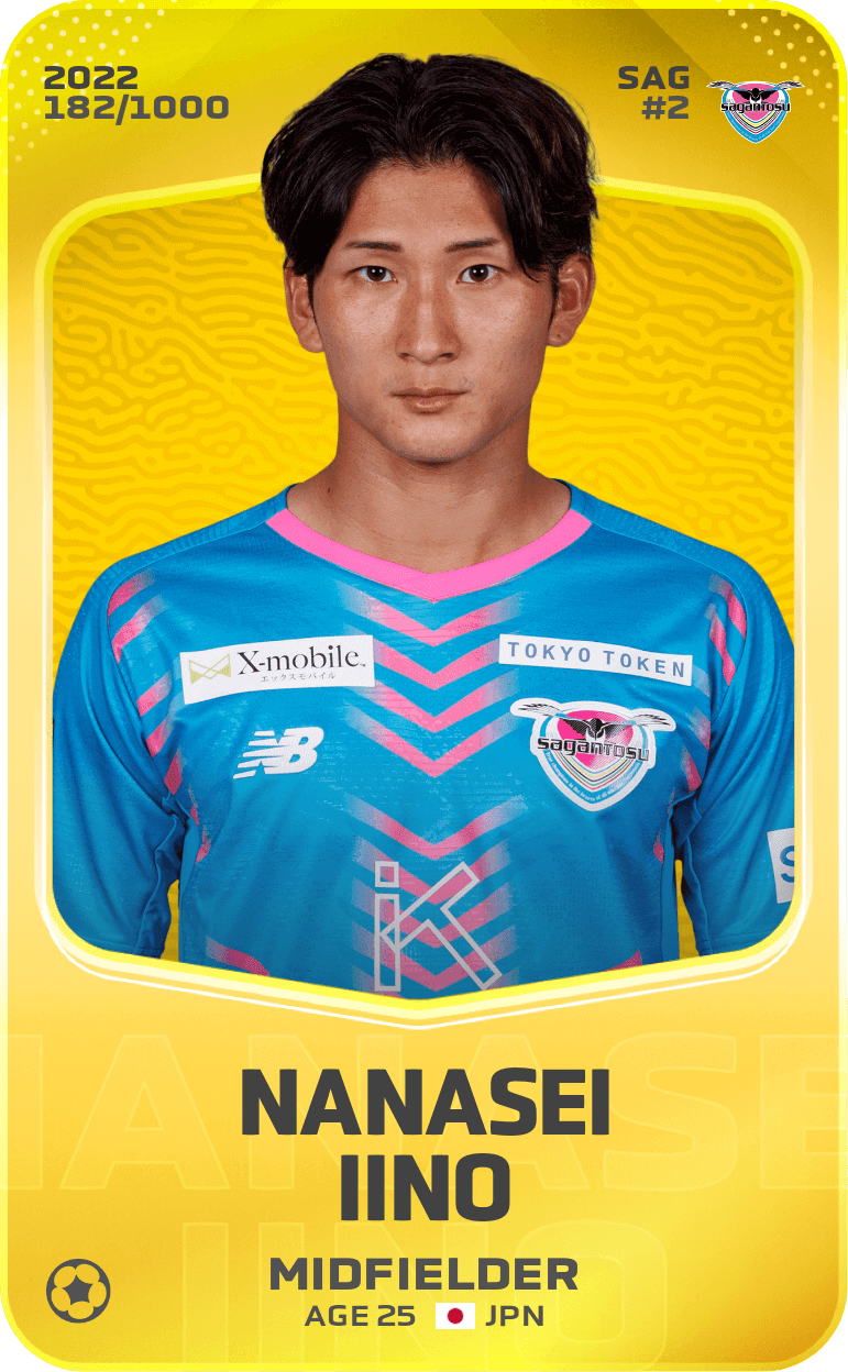 Nanasei Iino 2022-23 • Limited 182/1000