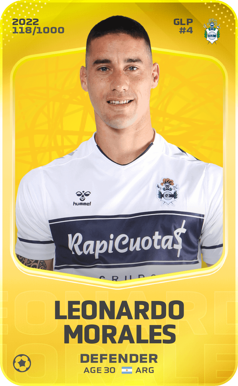 Leonardo Morales 2022-23 • Limited 118/1000