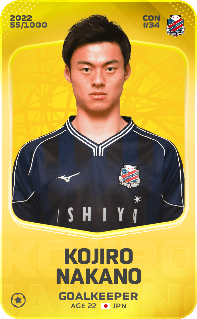 Kojiro Nakano 2022-23 • Limited 55/1000
