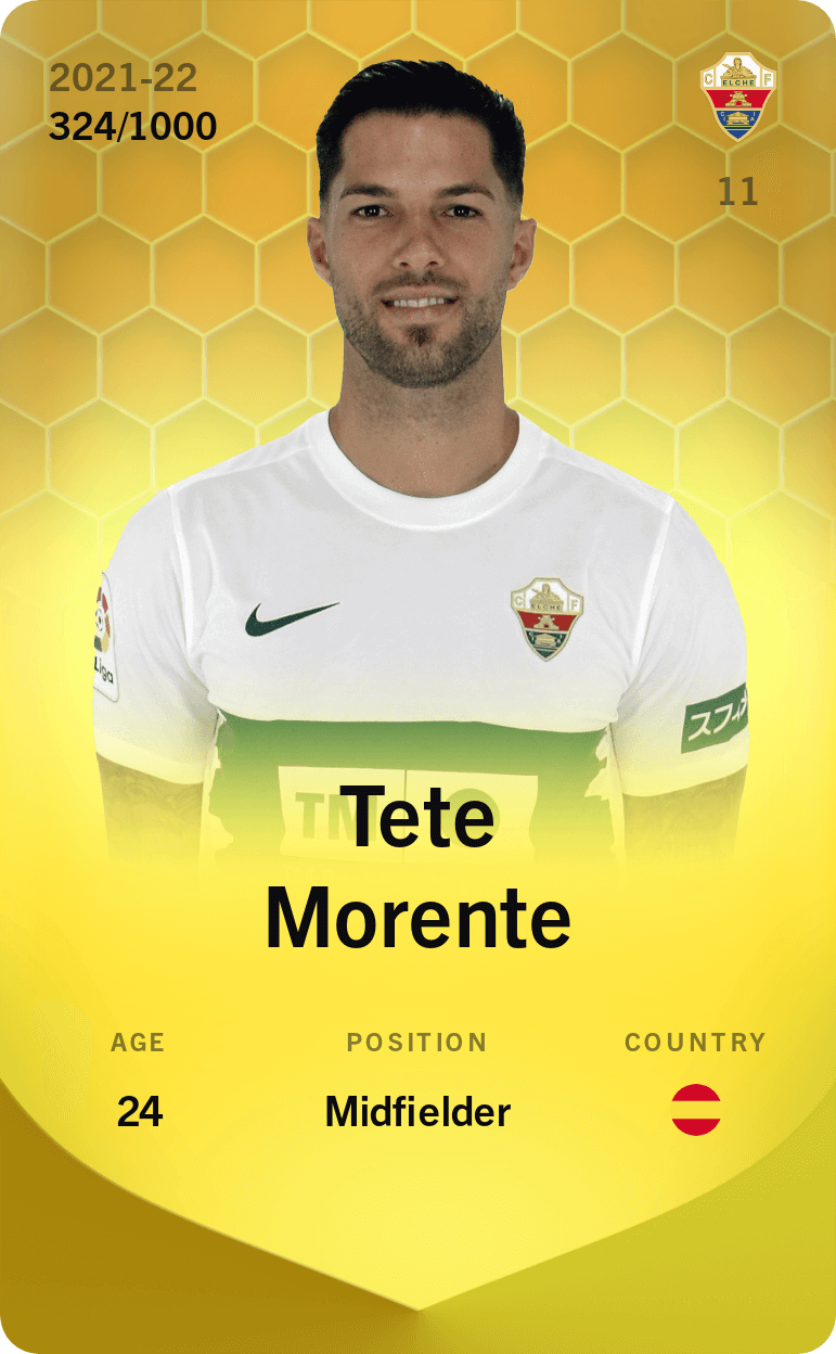 Tete Morente 2021-22 • Limited 324/1000