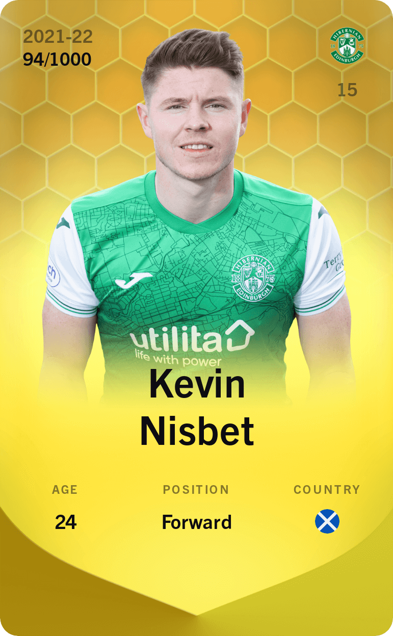 Kevin Nisbet 2021-22 • Limited 94/1000