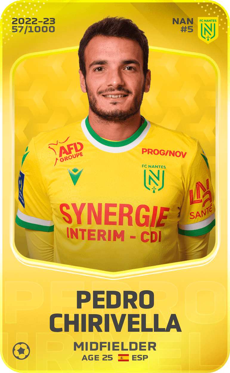 Pedro Chirivella 2022-23 • Limited 57/1000