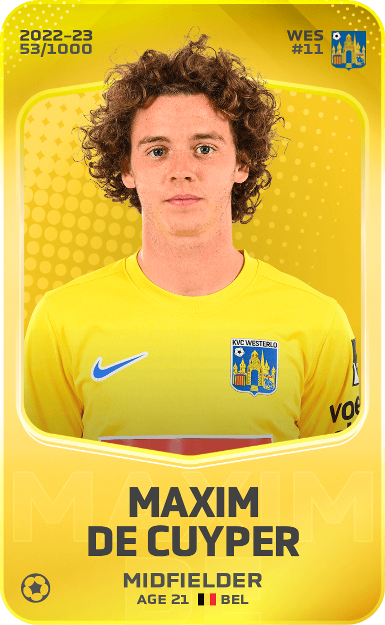 Maxim De Cuyper 2022-23 • Limited 53/1000