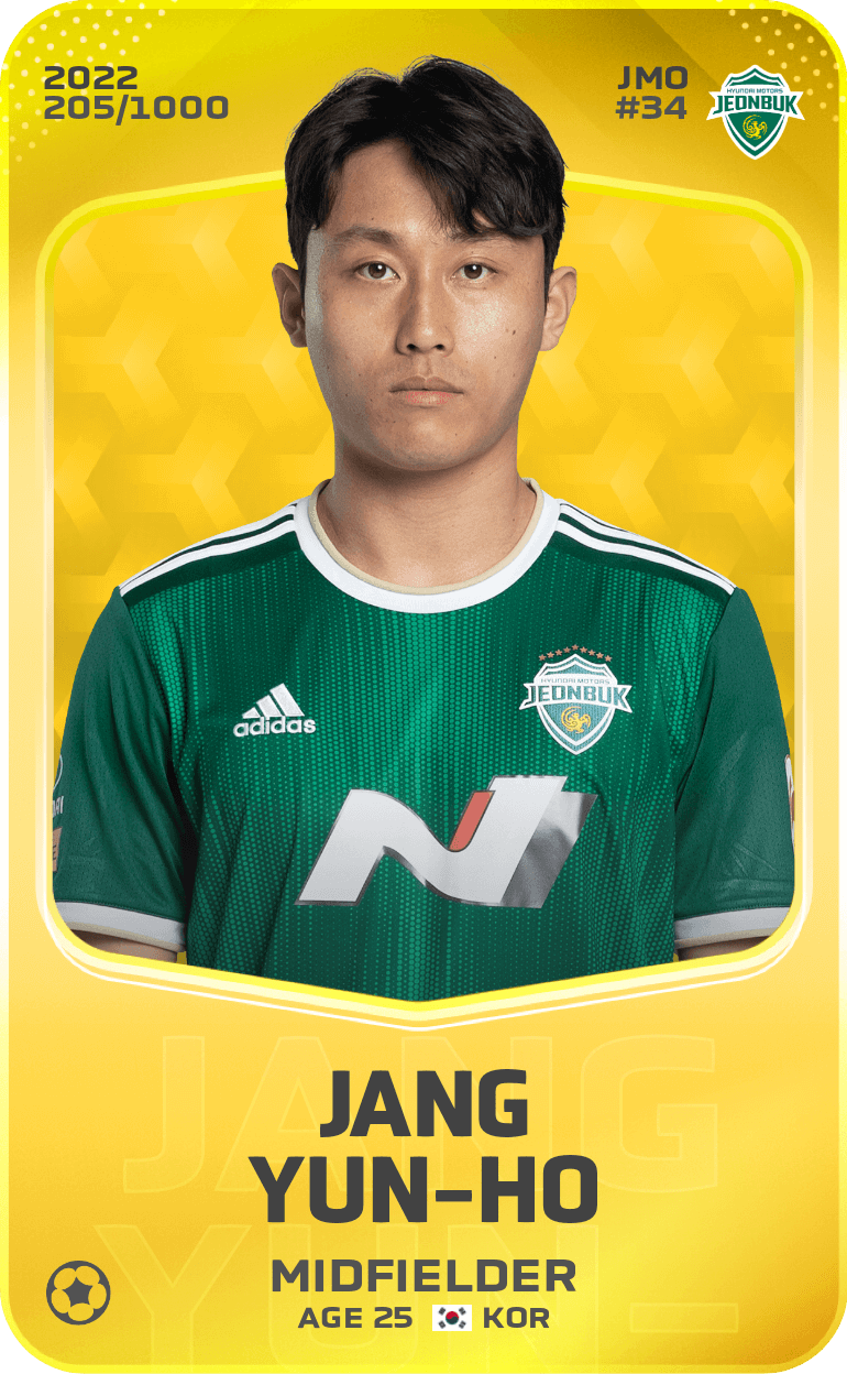Jang Yun-Ho 2022-23 • Limited 205/1000