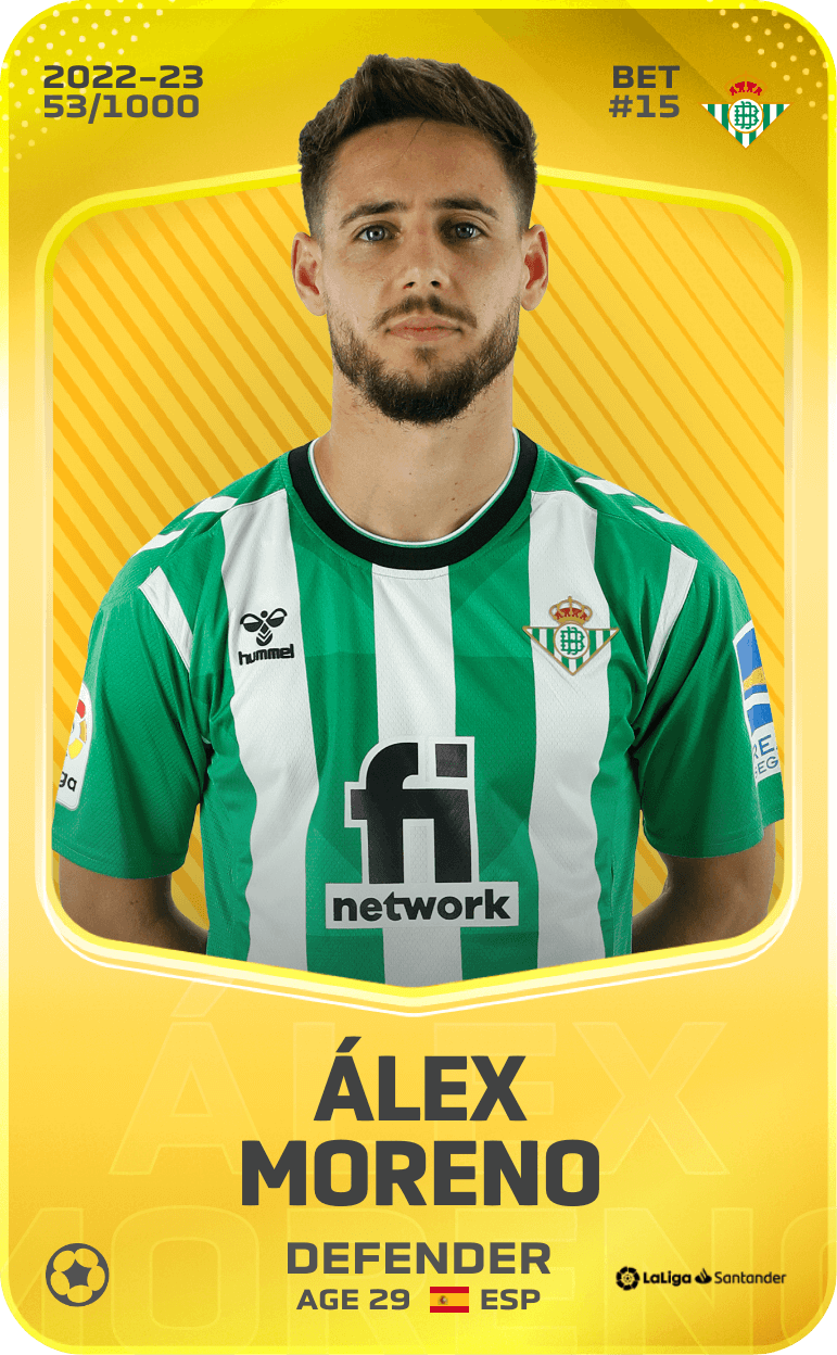 Álex Moreno 2022-23 • Limited 53/1000