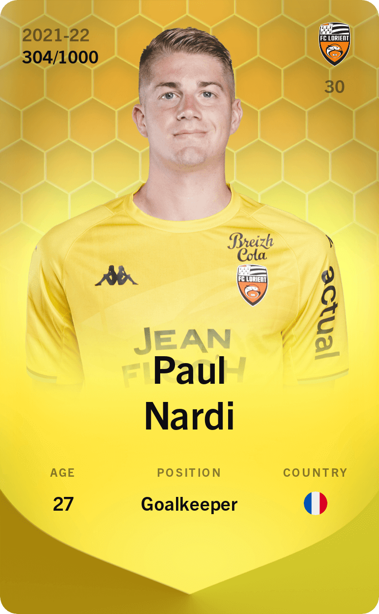 Paul Nardi 2021-22 • Limited 304/1000
