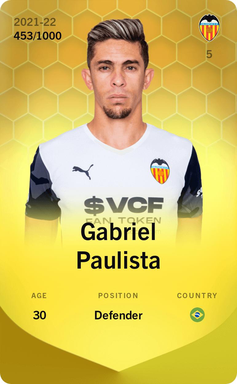 Gabriel Paulista 2021-22 • Limited 453/1000