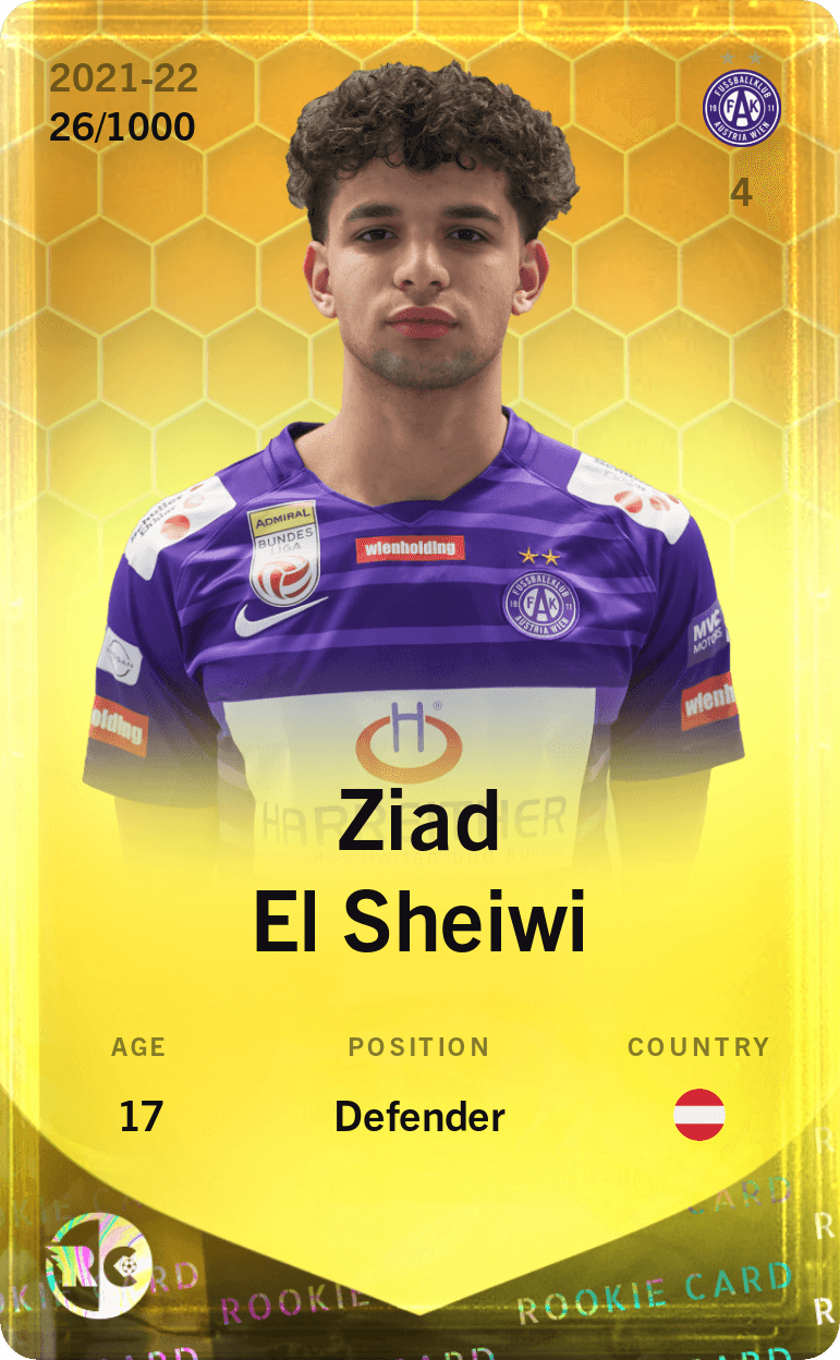 Ziad El Sheiwi 2021-22 • Limited 26/1000