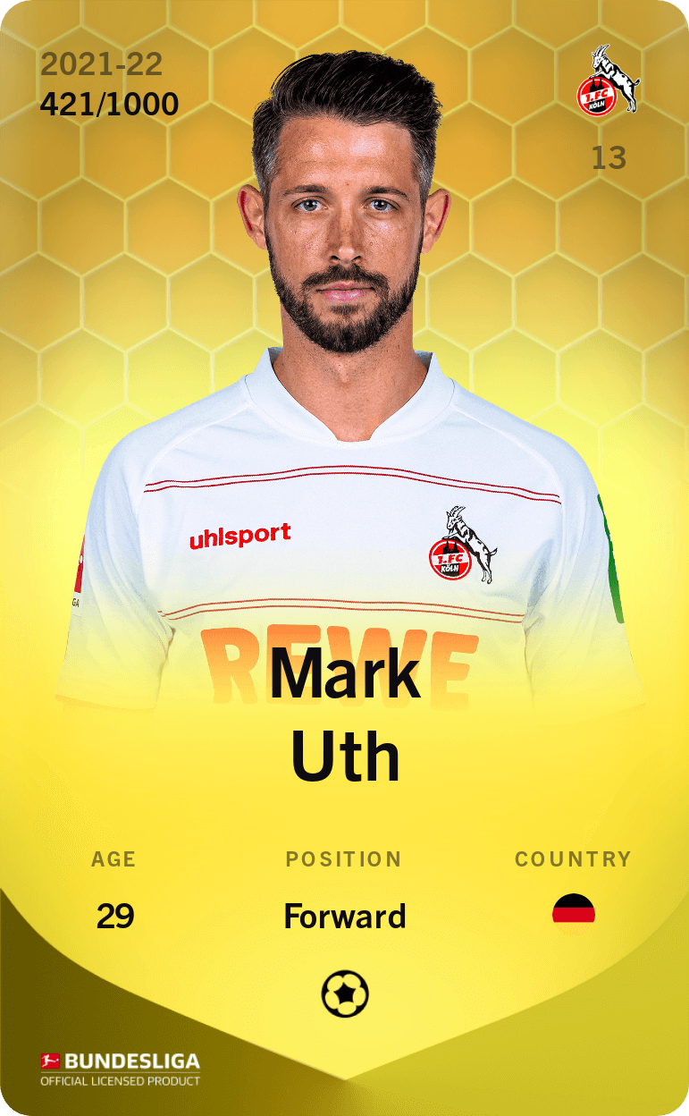 Mark Uth 2021-22 • Limited 421/1000