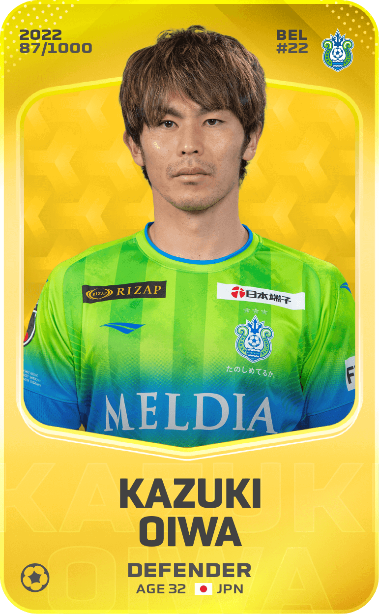 Kazuki Oiwa 2022-23 • Limited 87/1000