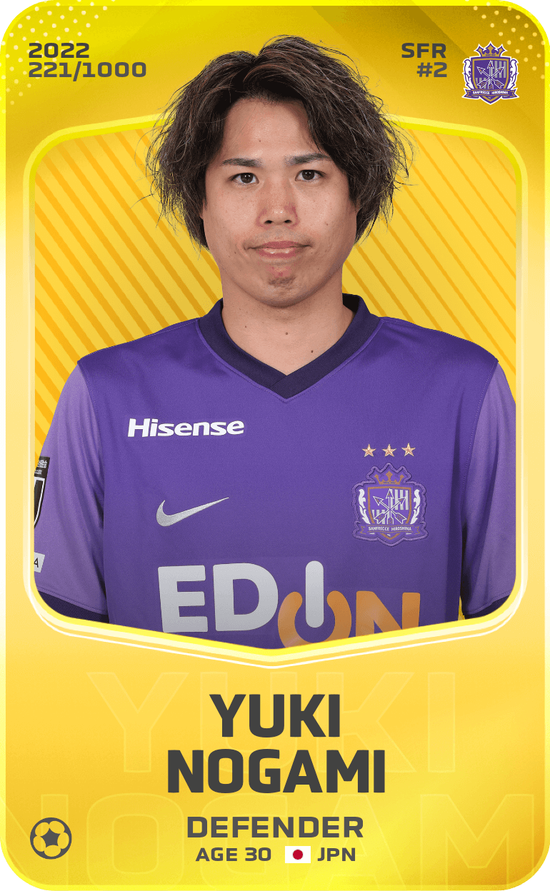 Yuki Nogami 2022-23 • Limited 221/1000