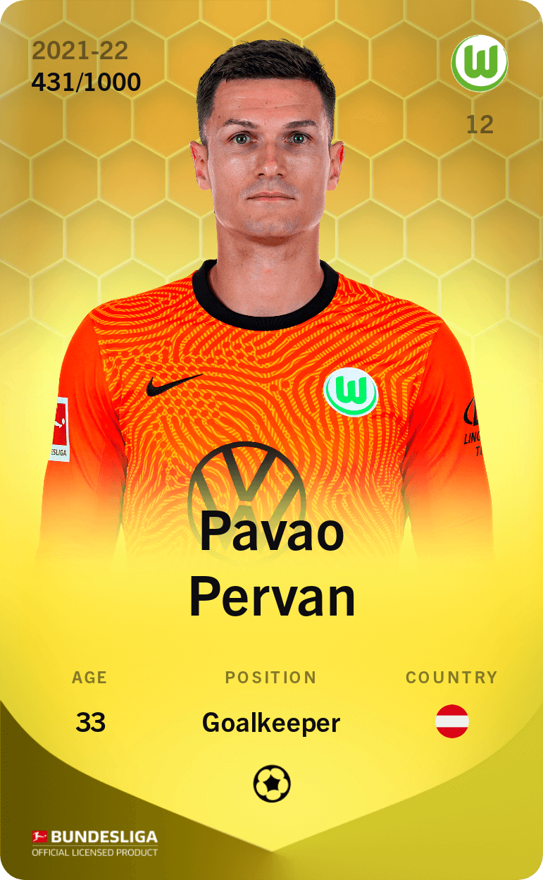 Pavao Pervan 2021-22 • Limited 431/1000