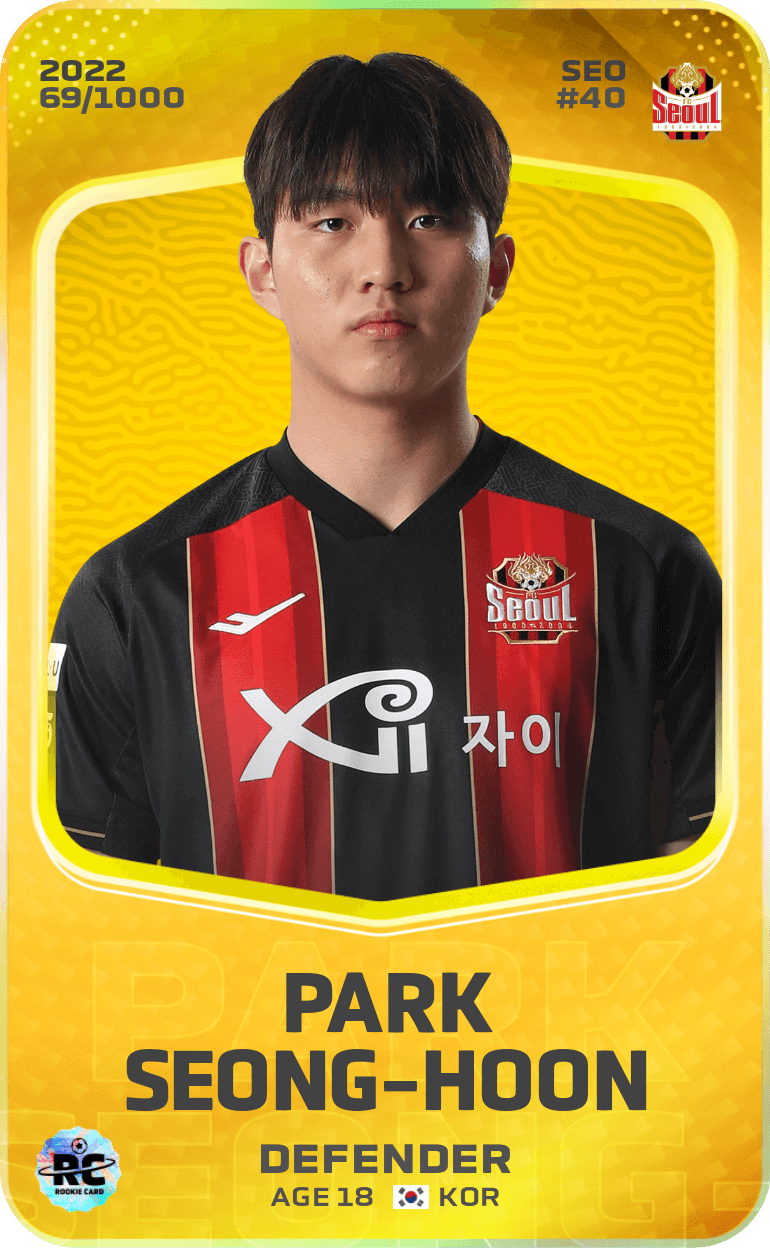Park Seong-Hoon 2022-23 • Limited 69/1000