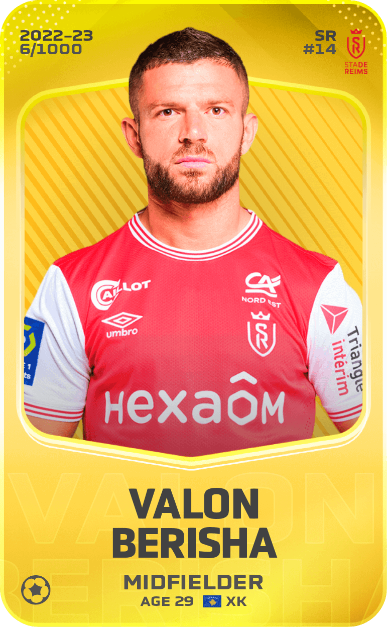 Valon Berisha 2022-23 • Limited 6/1000